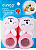 Pantufa com Chocalho Coelho Rosa - Imagem 1