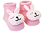 Pantufa com Chocalho Coelho Rosa - Imagem 2