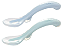 Kit 2 Colheres em Silicone Fase 1 Azul - Buba - Imagem 2