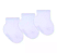 Kit Meia Lisa 3 Pares Cano Alto Branca - Imagem 1