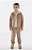 Conjunto Infantil Masculino em Moletom com Capuz Forrado Caqui Blush - Imagem 3