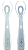 Kit 2 Colheres em Silicone Fase 2 Azul - Buba - Imagem 2