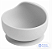 Bowl de silicone com ventosa soft Cinza - Pimpolho - Imagem 1