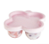 Porta papinha de silicone com tampa para congelar 240ml Rosa - Pimpolho - Imagem 3