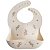Babador em Silicone  Flores - Imagem 1