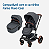 Carrinho Fame Travel System Combo Moises + Bebe Conforto Pebble Pro Twillic Graphite - Imagem 6