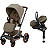 Carrinho de Bebê Fame Twillic Truffle e Bebê Conforto Pebble Pro 360 - Imagem 1
