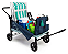 Carrinho Multiuso Wagon Azul - Safety - Imagem 3
