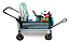 Carrinho Multiuso Wagon Azul - Safety - Imagem 4