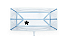 Stokke® Flexi Bath® Banheira Flexível Transparente Azul Plug Térmico Stokke - Imagem 3
