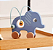Carrinho Elefante Cloudy Buba - Imagem 1