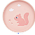 Pratinho Em Silicone Com Ventosa Cloudy Buba - ROSA - Imagem 2