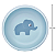 Bowl em Silicone com Ventosa Cloudy Azul  - Buba - Imagem 3