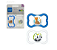 Chupeta Mam Air Azul Tigre/Branco Panda 6m+ Embalagem Dupla - Imagem 1