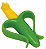 Massageador De Gengiva Ludico Banana Pimpolho Cor Verde - Imagem 1