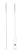 Kit para Limpeza de Canudos com 2 peças Branco - Pimpolho - Imagem 1