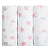 Cueiro Swaddle Soft Estampado 100cm x 80cm (3un) Chuva de Amor  - Papi - Imagem 1