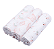Cueiro Swaddle Soft Estampado 100cm x 80cm (3un) Arco de Flores - Papi - Imagem 1