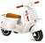 SCOOTER BANDERETTA ELETRICA 6V OFF WHITE - Imagem 9