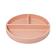 Prato De Silicone Com Ventosa e Divisórias Rosa Blush Büp Baby - Imagem 2