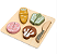Brinquedo De Madeira Kit Vegetais Com Corte Büp Baby - Imagem 1