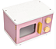 Brinquedo De Madeira Forno Micro-ondas Rosa Büp Baby - Imagem 4