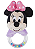 Chocalho Pelúcia da Minnie - Disney Baby - Rosa - Imagem 1