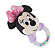 Chocalho Pelúcia da Minnie - Disney Baby - Rosa - Imagem 2