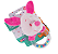 Chocalho Pelúcia Leitão - Disney Baby - Rosa - Imagem 3
