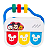 Teclado Musical Com Mordedor - Disney Baby - Colorido - Imagem 1