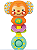 Chocalho Musical Macaquinho - Winfun - Colorido - Imagem 1