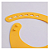 Babador de Silicone com Cata Migalhas Amarelo - Petiti Piá - Imagem 2