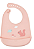 Babador em Silicone com Cata-Migalhas Cloudy Rosa- Buba - Imagem 2