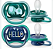 Chupeta Ultra Air Dupla 18 Meses+ Philips Avent Decorada Azul e Verde - Hello/Elefante - Imagem 1