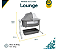 Berço Co-Bed Lounge Balanço Automático Cinza - Safety - Imagem 6