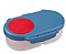 Lancheira Snack Bento Blue Blaze Bbox - Imagem 2