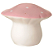Luminária Abajur Infantil Cogumelo Rosa Bebê Média Egmont Toys - Imagem 1