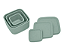 CONJUNTO DE POTES 3 TAMANHOS SILICONE PLATINUM SAGE - Imagem 1
