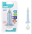 Seringa Nasal 15ml Silicone Macia Adulto Criança Azul-Claro Lolly Kinddy - Imagem 1