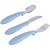 Kit de 3 Talheres Buba Zoo - Azul - Imagem 2