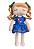 Roupa De Boneca Metoo Com Cabide Cheerleader I - Imagem 3