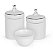 KIT HIGIENE 3PC URSO PRATA E BRANCO - Imagem 2