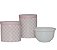 KIT HIGIENE QUADRICULADO ROSA CLARO - Imagem 1