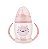 Copo Com Bico De Silicone 200 Ml Happy Face Pink Kb - Imagem 1