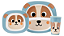 Kit Refeição Bebê Buba Zoo Cachorro 3 Peças Cachorrinho - Imagem 2