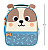 Lancheira Bolsa Térmica Cachorro Buba Zoo Azul - Imagem 6
