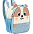 Lancheira Bolsa Térmica Cachorro Buba Zoo Azul - Imagem 1