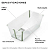 Banheira Stokke Flexibath e suporte para bebês - cor verde transparente - Imagem 2