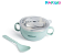 Tigela Com Colher E Tampa Em Inox Verde 300ml - Pimpolho - Imagem 5