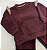 Conjunto de Moletom Bordô com Babado - Imagem 2